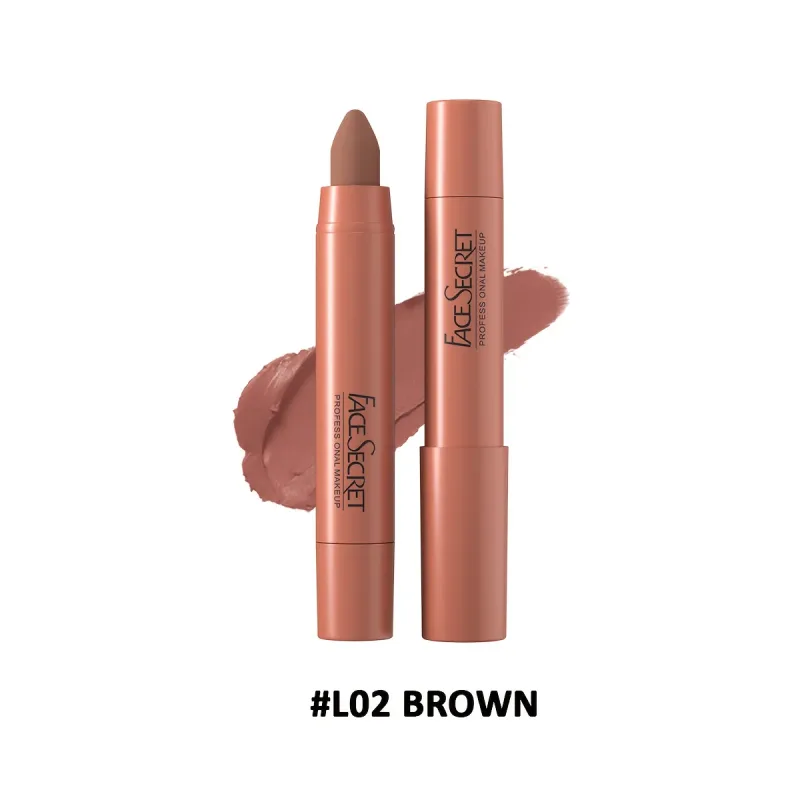 1 Stück wasserfester, matter Lippenstift mit langanhaltendem Finish, antihaftbeschichtet, leicht, Lippenstift, glatte Anwendung, Lippen-Kombi-Set