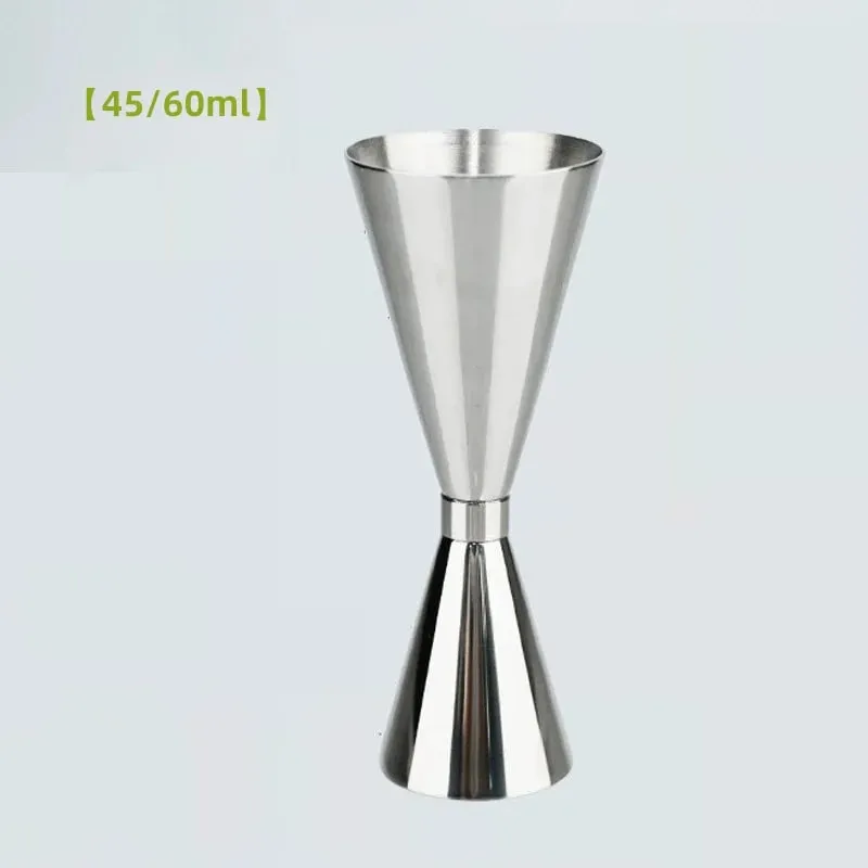 30/45/60/90ml Measuring Cup 304 Stainless Steel Measure Cup Cocktail Shot Drink Spirit Jigger Mixed Beaker Liquid Measuring Cups — image 8