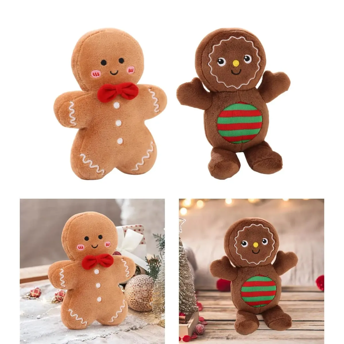 Smiling Gingerbread Man Christmas Throw Pillow Sofa Pillow Home Decoration Novelty Holiday Home Decor for Living Room — image 6