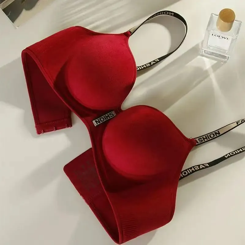 Thickened 5CM Seamless Push-Up Bra - Small Breast Gathering Anti-Sagging Soft Flat Chest Special Lingerie No Steel Ring — image 5