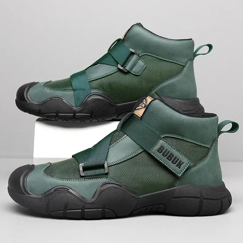 Men's Shoes Autumn and Winter Men's Business Casual Shoes New Outdoor Hiking Sports Shoes Youth Basketball Shoes Casual Trendy Shoes Fashion Short Boots — image 5