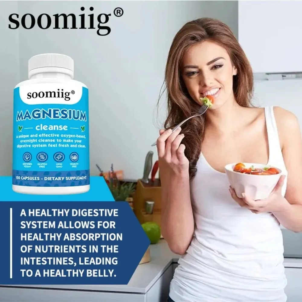 Magnesium Colon Cleanse Detox Occasional Constipation Relief Natural Ingredients Beneficial for Digestion and Gut Health — image 7
