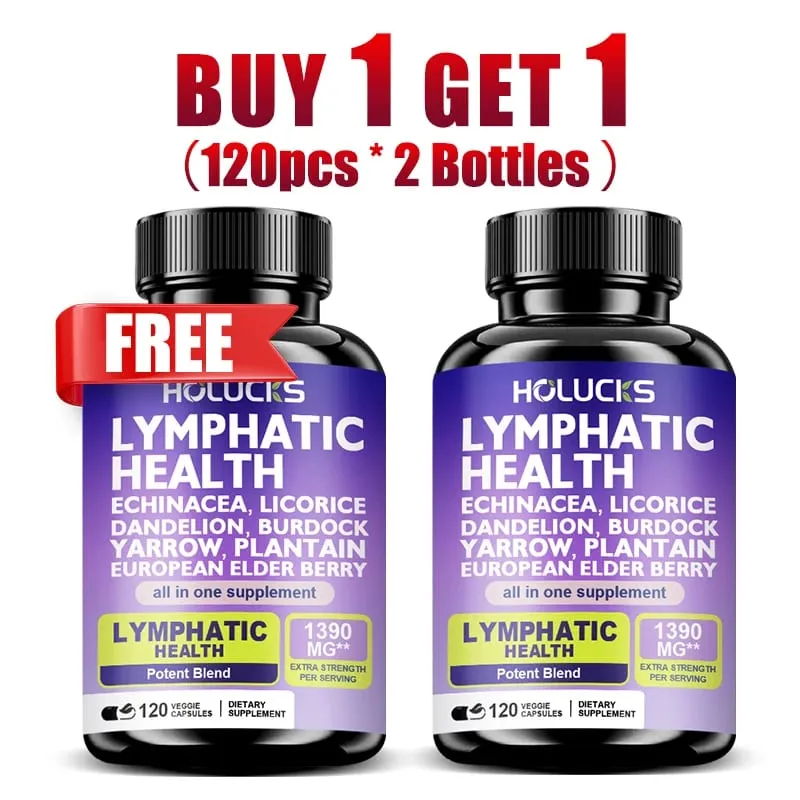 Buy 2 Get 2 Free! Pure Lymphatic Health Capsules Support Reduces Swelling Boosts Detox & Immune System Improves Circulation — image 10