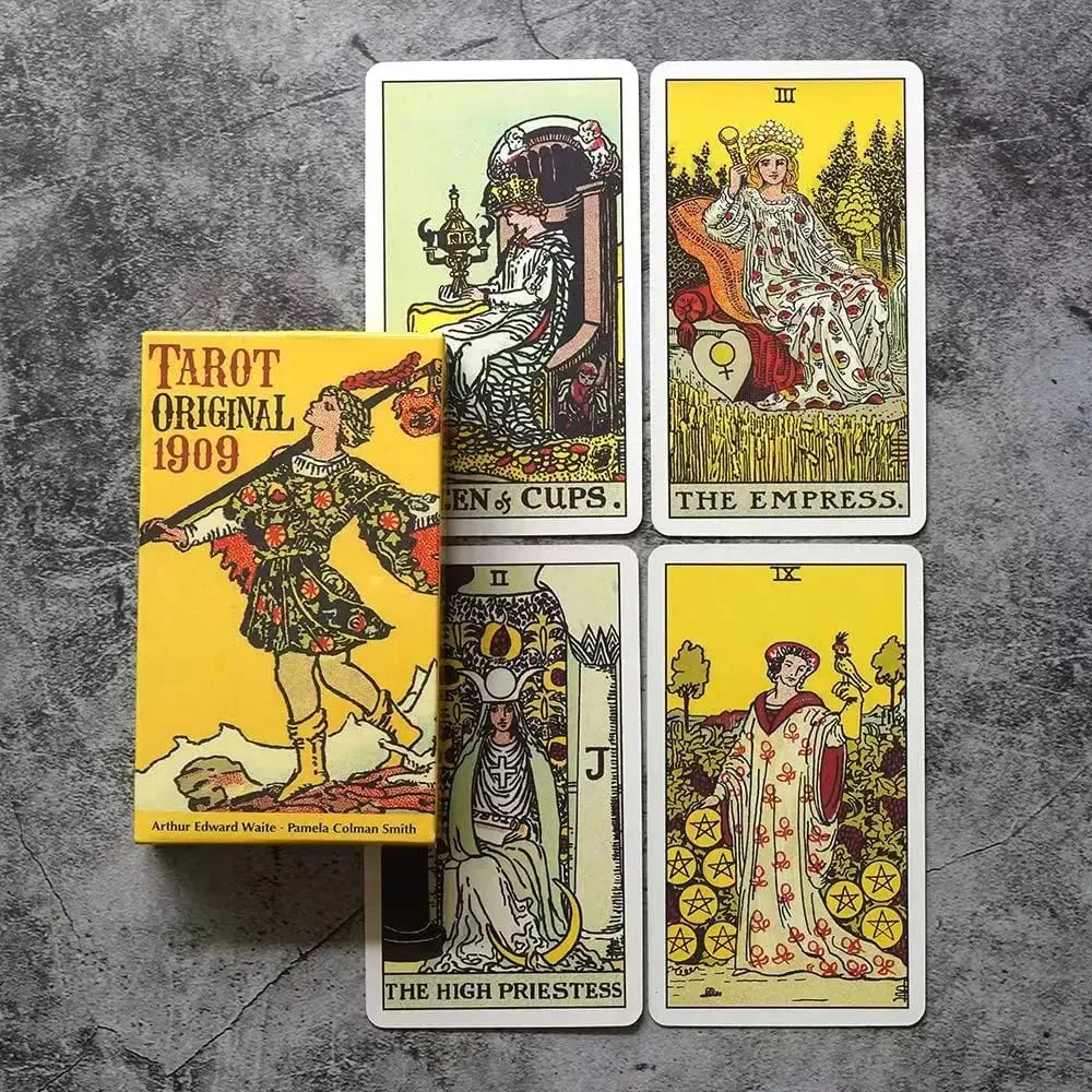 The Rider Waite Smith 1909 Tarot Cards Oracle Deck para sa mga Nagsisimula English Spanish Classic Divination Edition Play Game — image 4