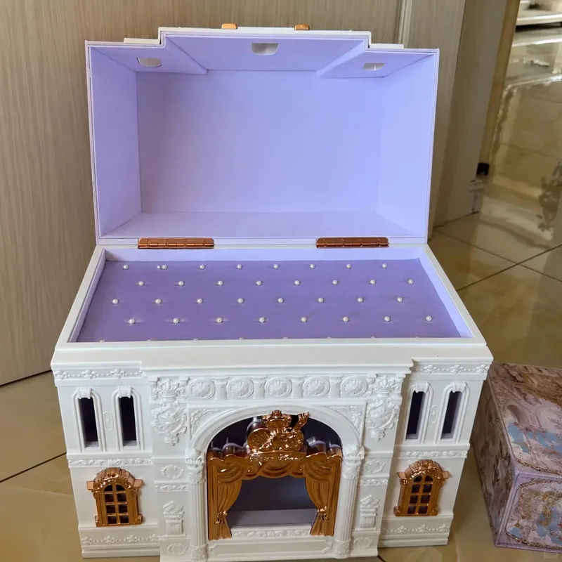 Flower Knows Knight Unicorn Storage Box Organizer Μακιγιάζ Αποθήκευση καλλυντικών Desktop Organizer Vanity Cute Aesthetic Fantasy — image 2