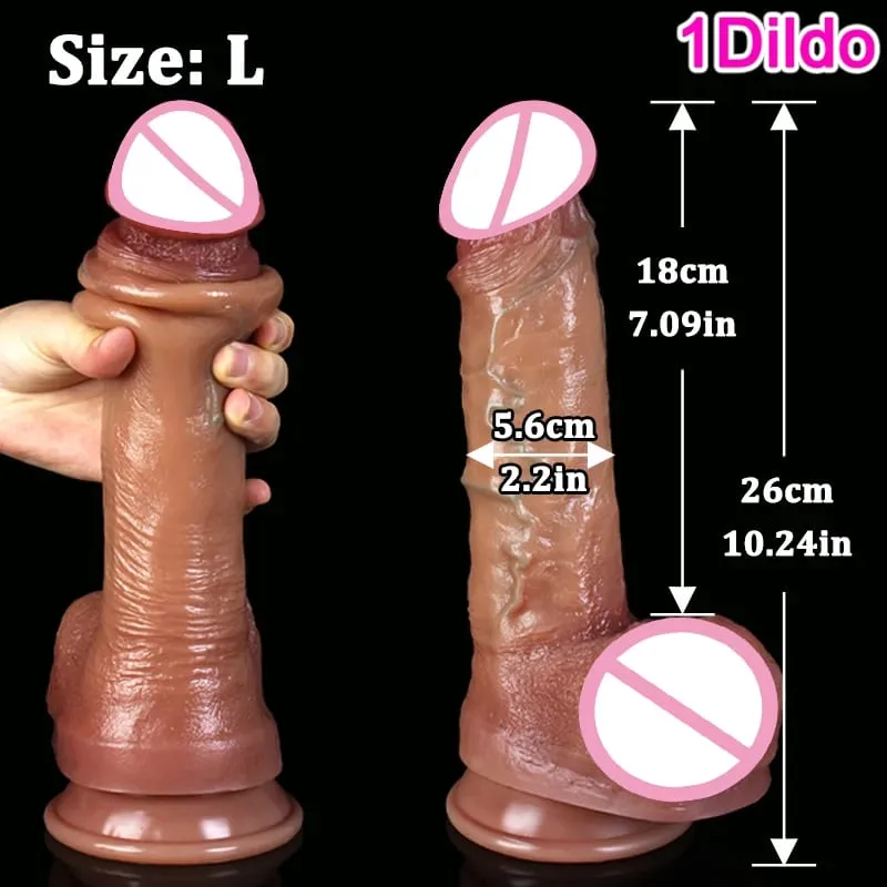 Realistické měkké posuvné dildo předkožkou s dvojitým průnikem a přísavkou pro vaginální a anální masturbaci Ženská sexuální hračka Fake Ma