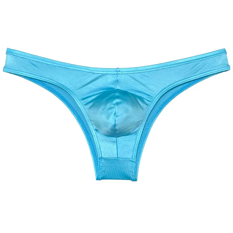 Silky Smooth Bikini Briefs Men's Enhance Pouch Micro Underwear Slip Sexy Beach Briefs Breathable Sissy Panties Pool