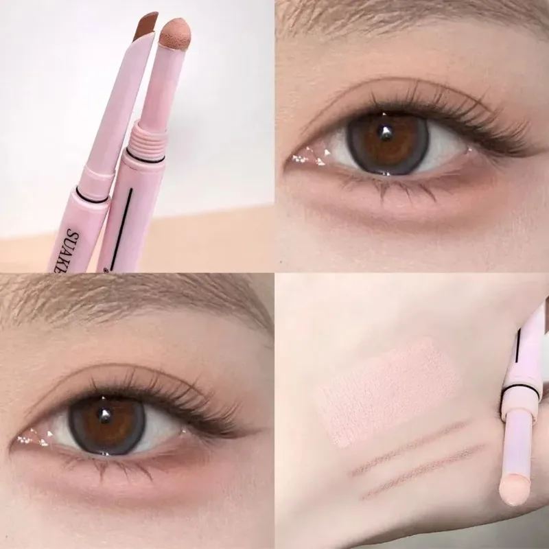 Double-end Lying Silkworm Eyeliner Pencil Glitter Matte Aegyo Sal Pen Brightening Cream Highlight Shadow Pen Contour Eye Makeup