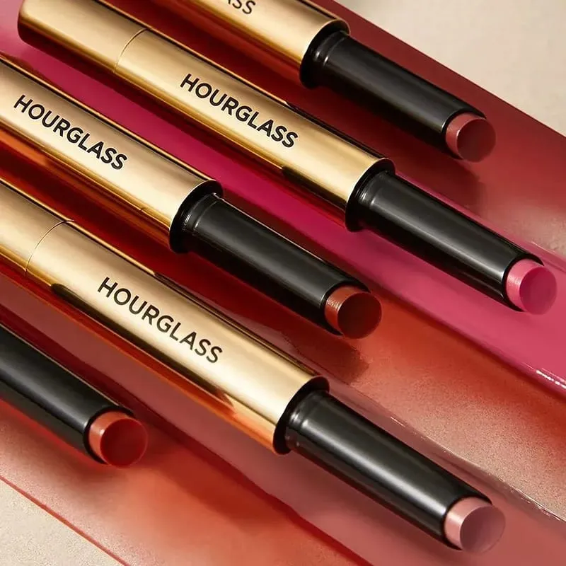 Rouge à lèvres sablier 6 couleurs, baume fantôme volumisant, cannelle, lait, thé, marron, brillant nourrissant, maquillage de Surface miroir — image 3