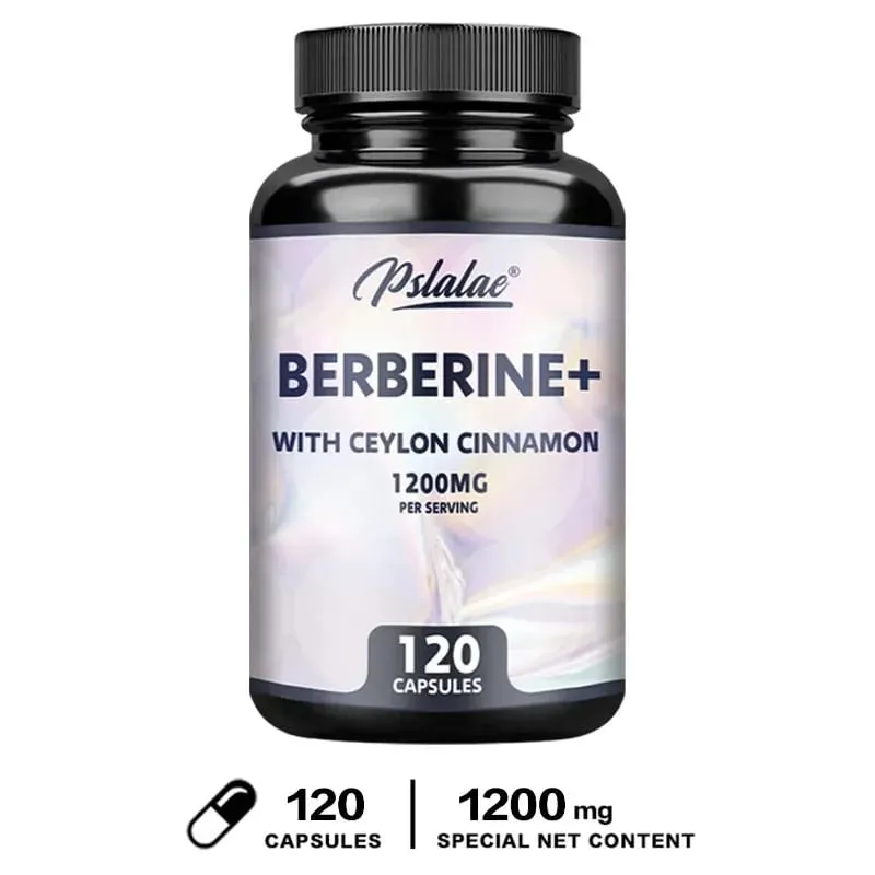 Berberine with Ceylon Cinnamon Capsules - Improve Digestion Supports Cellular Energy Metabolism Promotes Heart and Brain Health — image 9