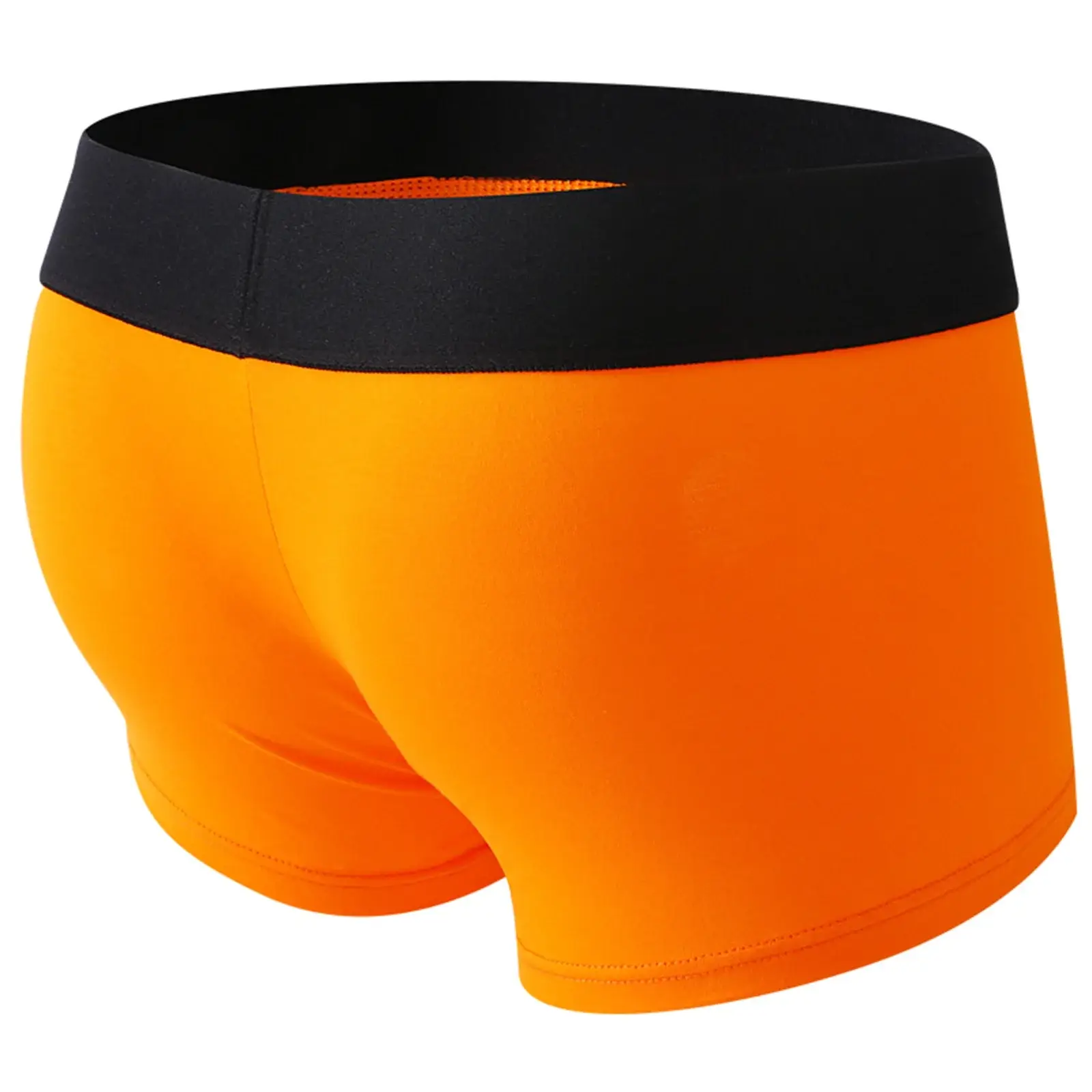 Erkek Boksörler Ön Delik Kese Iç Çamaşırı Silikon Cockring Seksi Boxershorts Geniş Kemer Pamuklu Külot Iç Çamaşırı Oymak