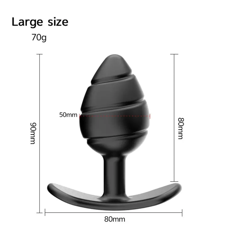 Silicone Plug Anal Sex Toys Butt Plug Beginner Anal Underwear Buttplug Dildo Masturbador For Couples SM Adults Men Woman 3 Sizes