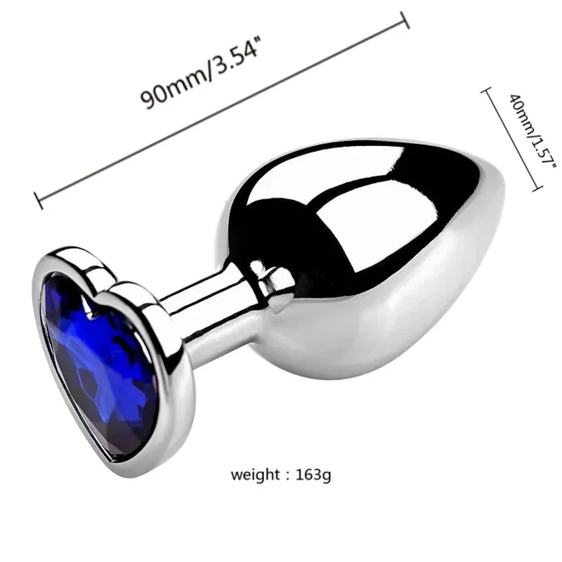 S/M/L Anal Plug Metal Sex Toys For Women Men Adult Crystal Erotic Bullet Butt Plug Stimulator Prostate Massager Adult Products — image 24