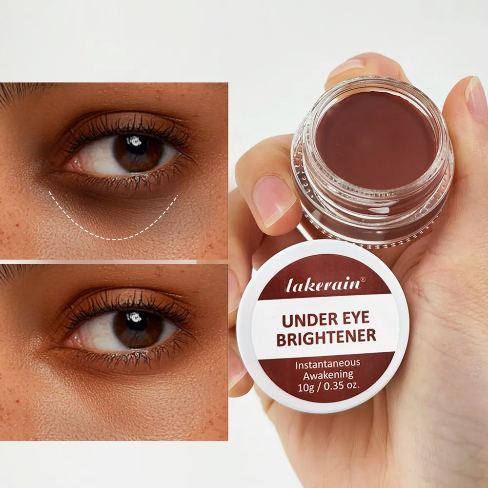 Lakerain Correttore occhi Illuminante Copre le occhiaie Nutre la pelle Corregge il trucco Tonalità abbronzatura nude Cosmetici a lunga durata — image 3