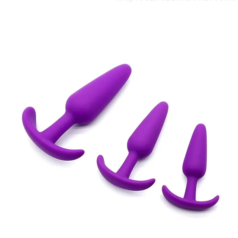 Silicone Dildo Anal Plugs Butt Plug Stopper Dilator Prostate Massager Vaginal Stimulator Adult Sex Toys for Men/Women Trainer — image 14