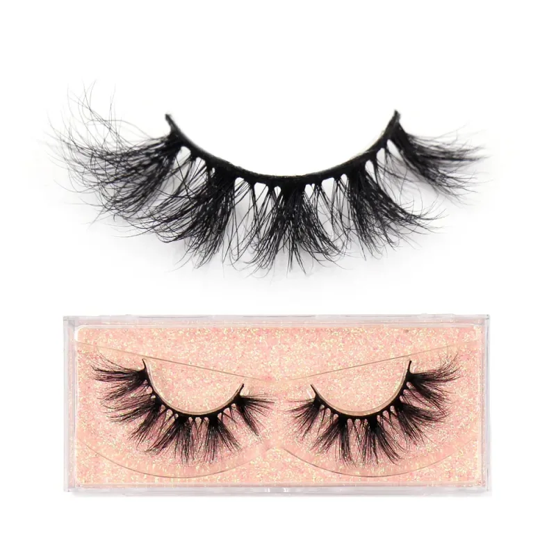 3D Mink Lashes Soft Hair False Eyelashes Fluffy Volume Wispy Fake Eyelashes Extension Makeup