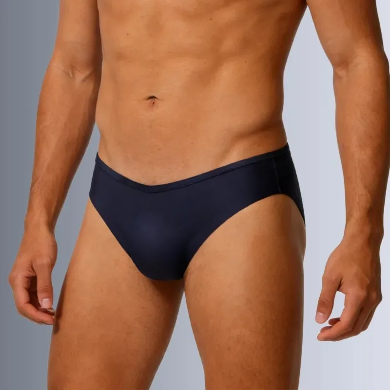 1 Piece Men's Sexy Semi Sheer V-Waist High Cut Briefs - Ultra-Thin Cool Touch Lightweight Breathable Soft Casual Men Underwear — image 3