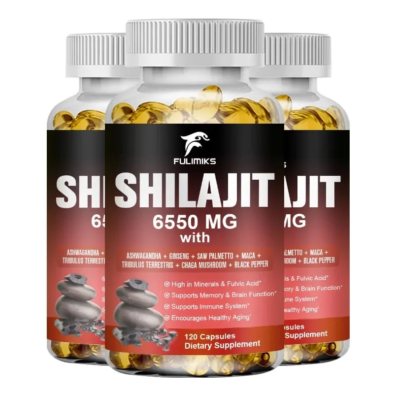 Shilajit Fulvic Acid Supplement with Chaga & Black Pepper Boosts Energy Stamina Immunity Brain Health & Vitality — image 8