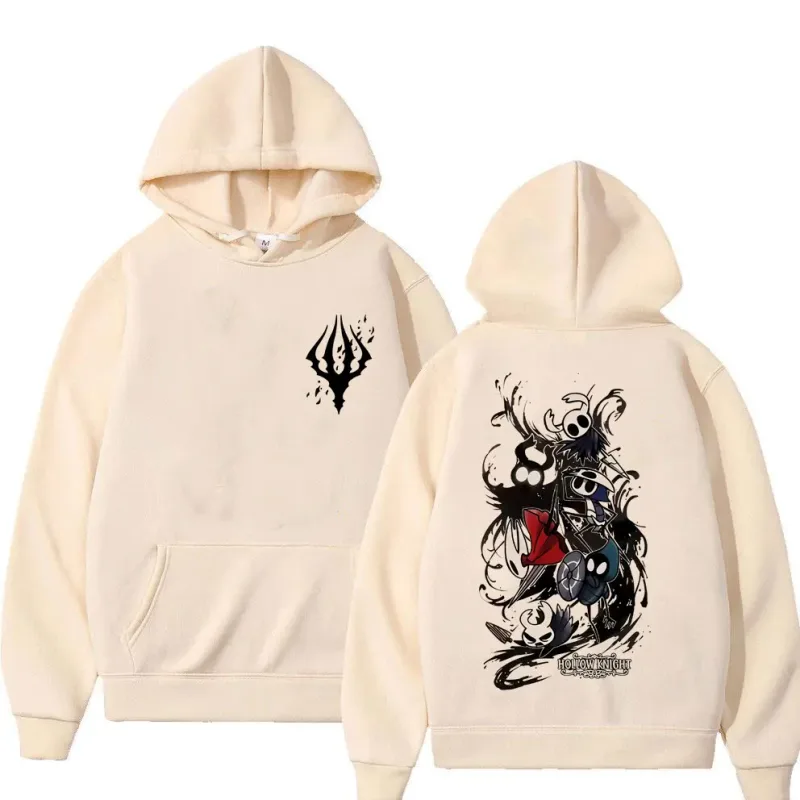 Game Hollow Knight Hoodie Male Fashion Streetwear Men Women Clothing Casual Oversized Hoodies Unisex Retro Otaku Lovers Pullover — image 17