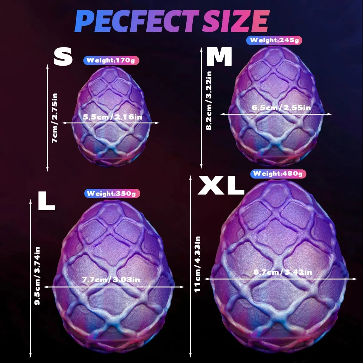 Large Egg Anal Plug Dildo With Chain Traction Butt Plug Couple BDSM Masturbation 18+ Women Oviposition Trainer Lay-Eggs Sex Toys