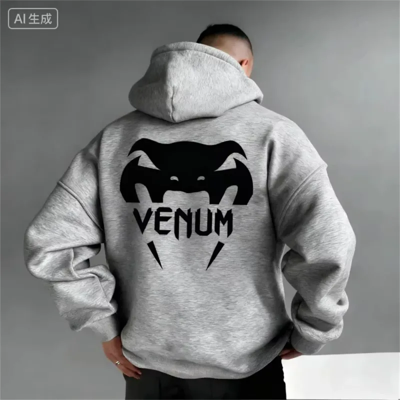 2026 NEw NEw New! UFC Men's Boxing Sports Hoodie Warm and Comfortable Casual Hoodie for Autumn and Winter Fashionable Printed — image 5
