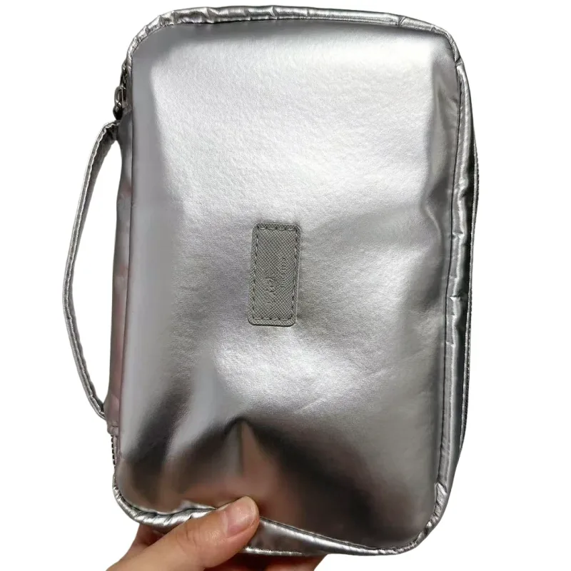 PA CARRIER COMBO POUCH Black & Silver Makeup Brushes and Cosmetics Storage Bag for Travel — image 6