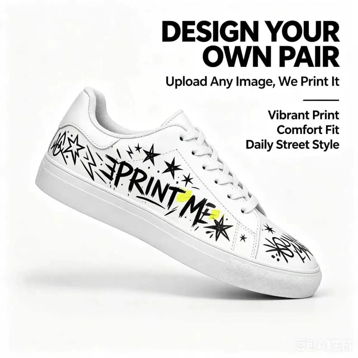 Fashion Custom Made Low-Top Sneakers Mens Womens Teenager High Quality Board Shoes Bespoke Custom Shoe Casual Couple Shoes — image 3