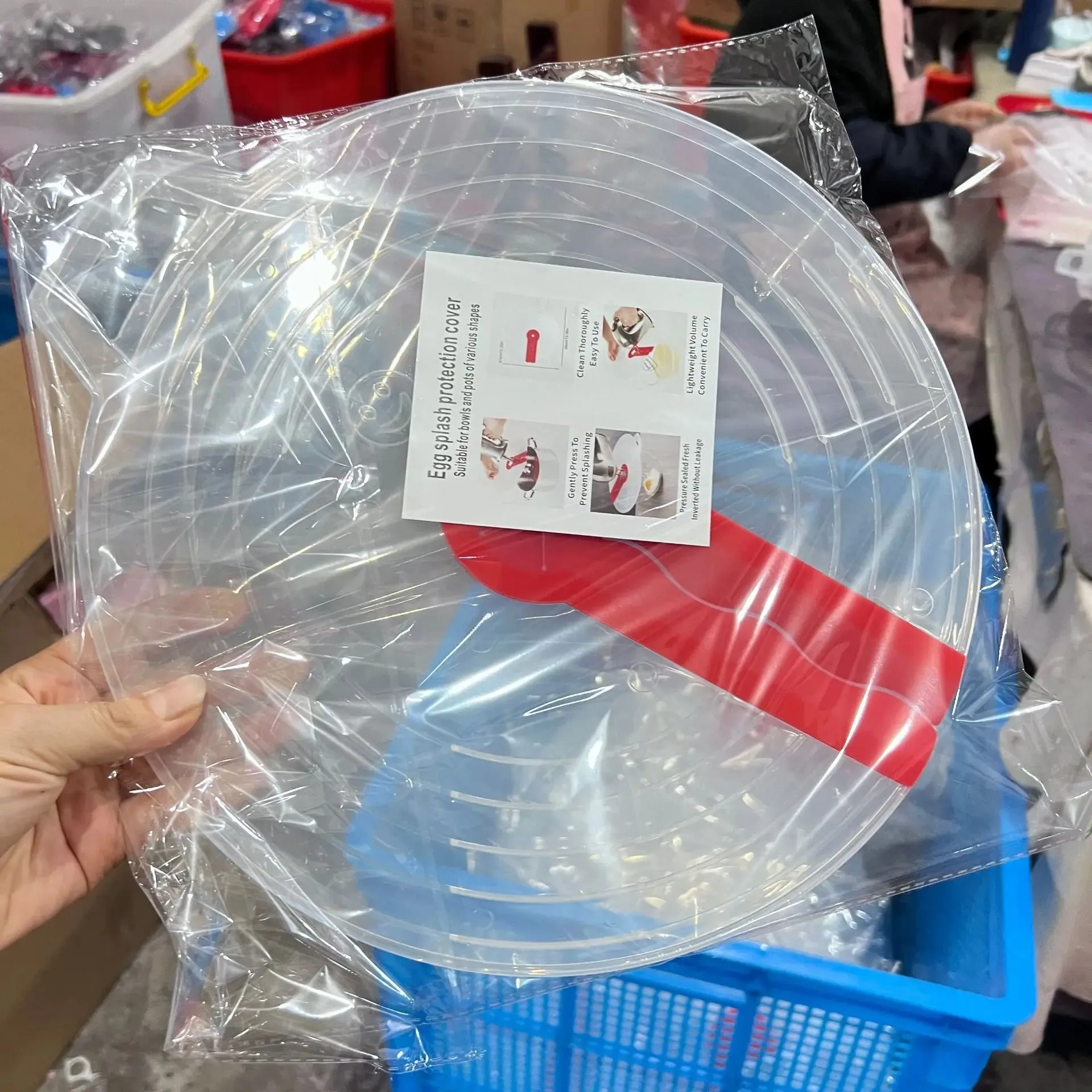 Beat Eggs Mixer Cover Mixer Splatter Guard Whisk Mixing Bowl Lid Silicone Anti Splash Cover Cooking Supplies for Kitchen