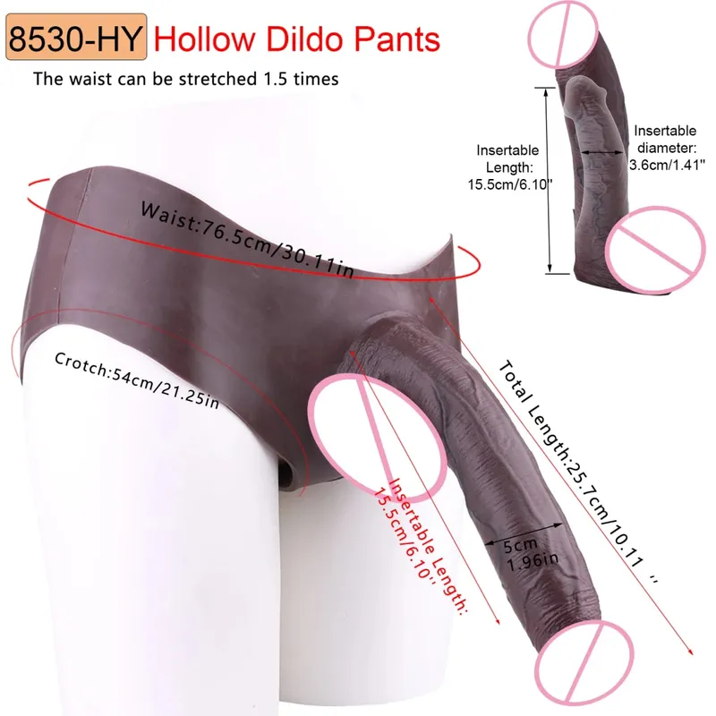 Elastic Silicone Harness Panties Hyper-Realistic Hollow Dildo Cover Wearable Male Sheath Long-Lasting Intimate Adult Couple — image 10