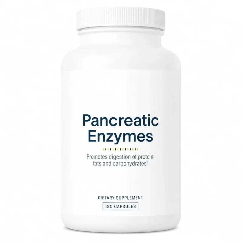 Digestive Enzyme Supplement 180 Capsules Pancreatic Enzyme Blend Protease Amylase Lipase Supports Protein Fat Carb Digestion