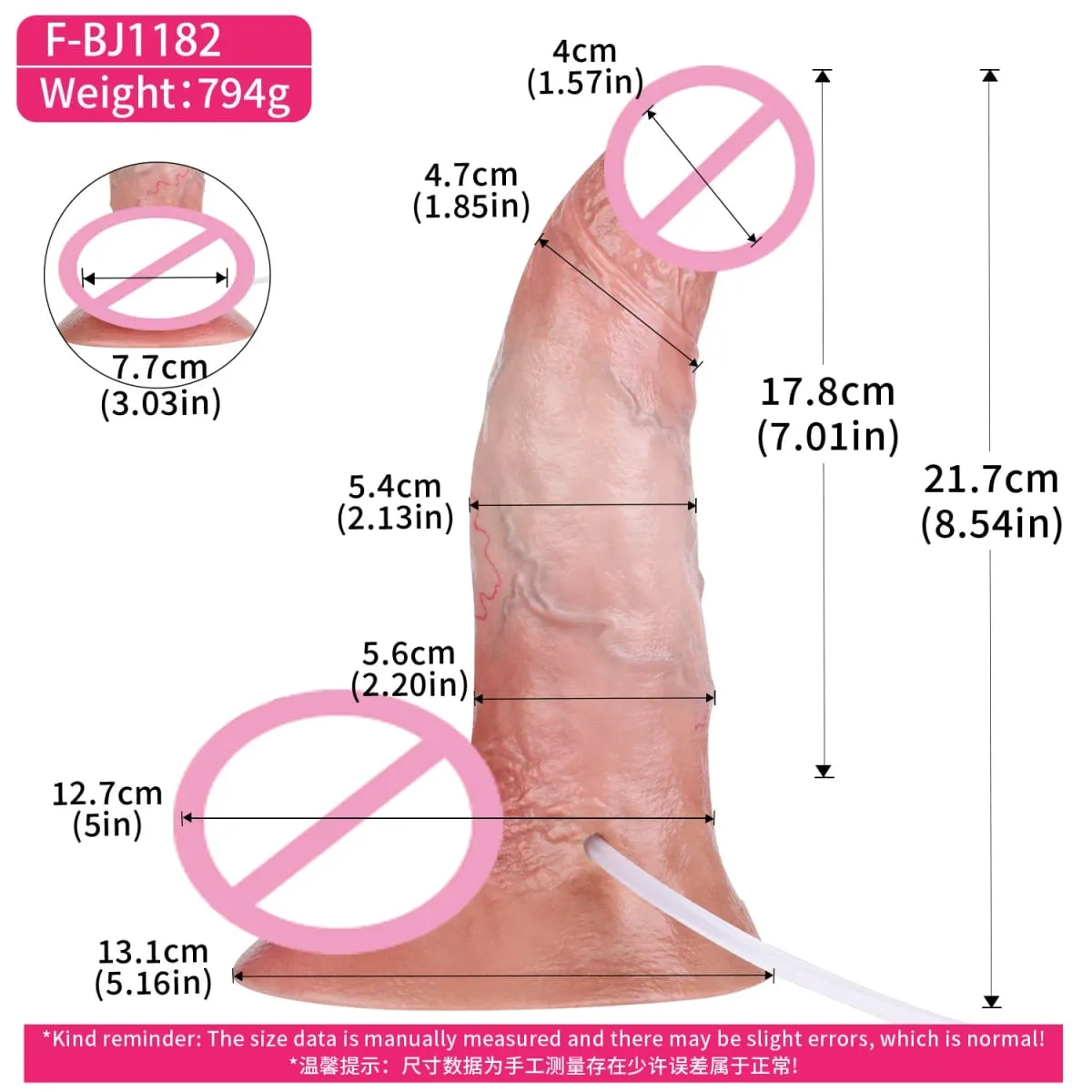 השפריץ דילדו G-Spot Stimulator סיליקון צעצוע מין אינטימי עמיד למים צעצוע למבוגרים לנשים לאוננות פרטית בנרתיק — image 1