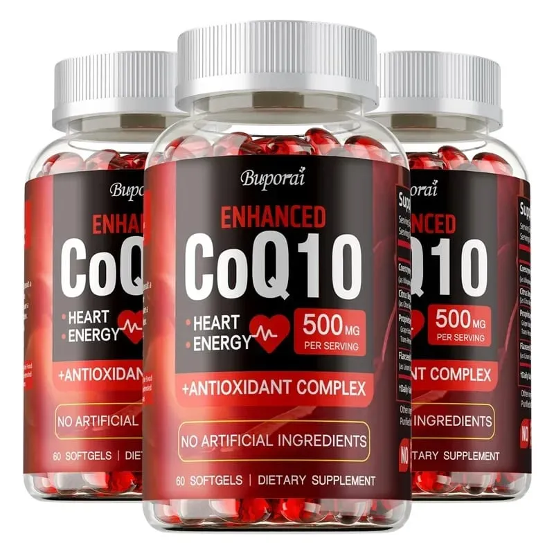Supplément CoQ10 - Antioxydant super absorbant bon pour la santé cardiaque et la production d'énergie Vitamine Coenzyme Q10 — image 10