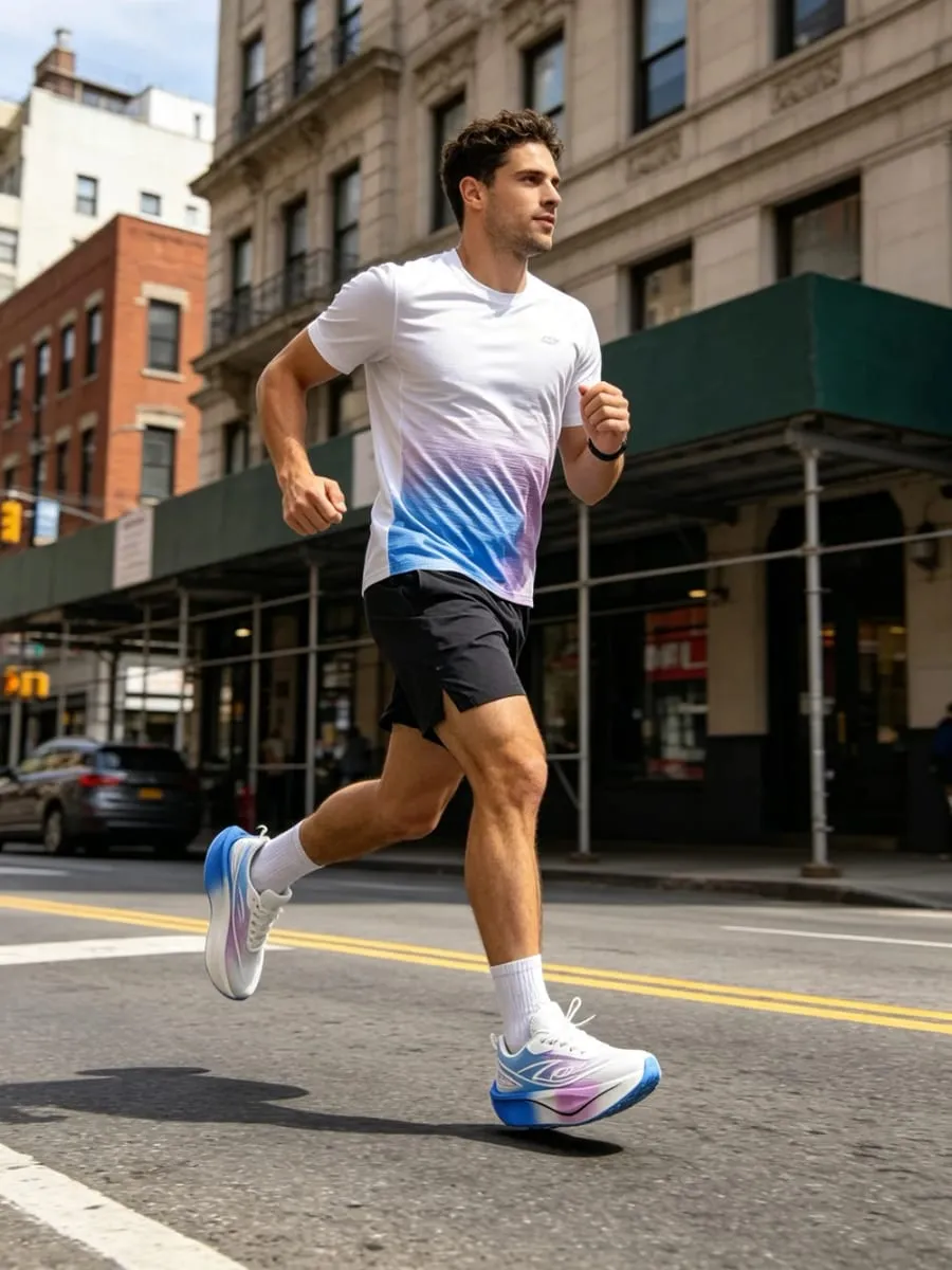 Running Shoes Men Sports Speciality Carbon Board Marathon Breathable Lightweight Women's Comfortable Athletic Nonskid Sneakers — image 5