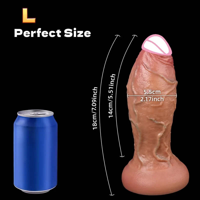 XXL Spuer Bigger Realistic Dildos Thick Silicone Anal Dildo Expander Thick Penis Adult Sex Toys Masturbation Butt Plug 18+