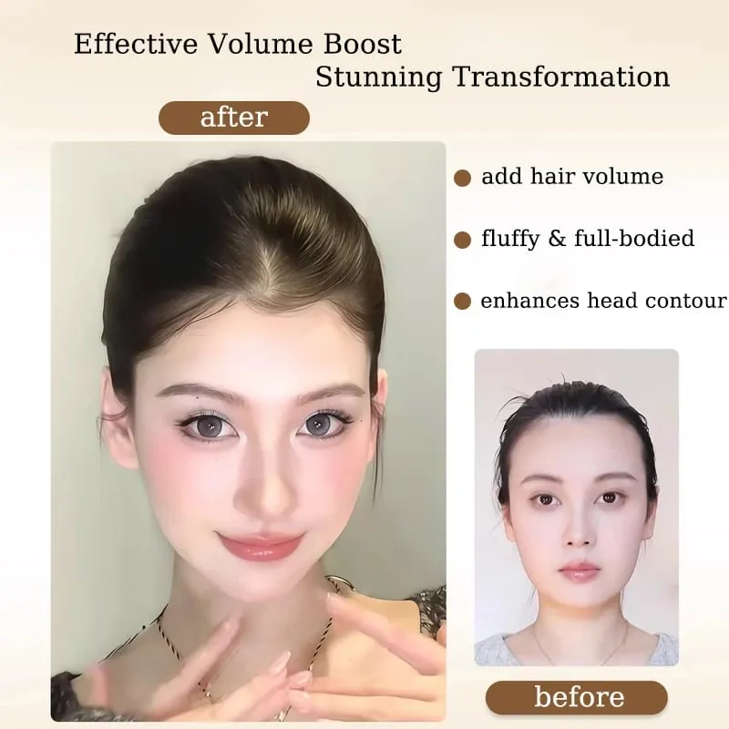 Synthetic Hair Extensions Volume Hair Pad Wig Clip-in Root Lifter Pad Hairpiece with Sponge Invisible Hair Pad for Women Wear — image 5