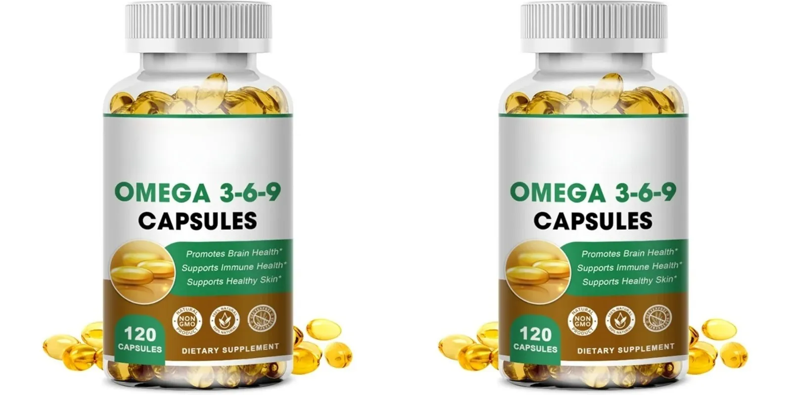 Plant-Based Omega 3-6-9 Softgels Natural Dietary Supplement Supports Skin Eye & Overall Health 100% Vegan Sourced 120 Softgels — image 8