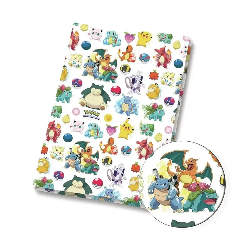Pokemon tegneseriestof 140*50 cm Håndlavet syning Patchwork Quiltning Babykjole Hjemmeark Trykt stof Stofsyning Børn — image 13