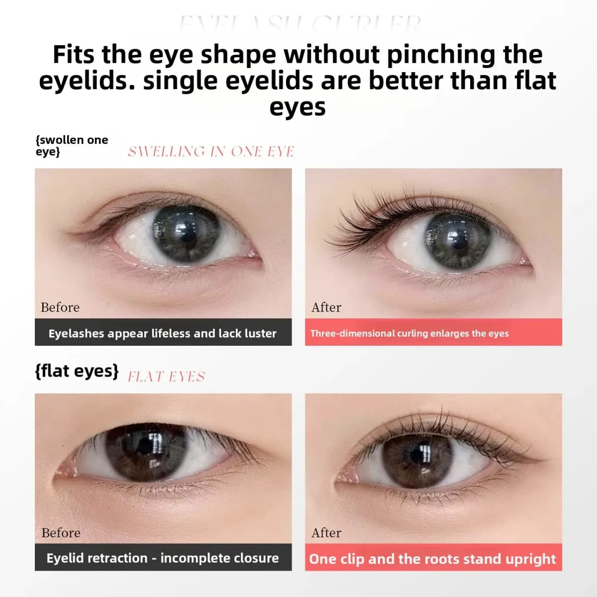 Wide Angle Eyelash Curler Sunflower Lash Lift Tool Long Lasting Curling No Pinch Eyelids Eyes Makeup Beauty Tool — image 4