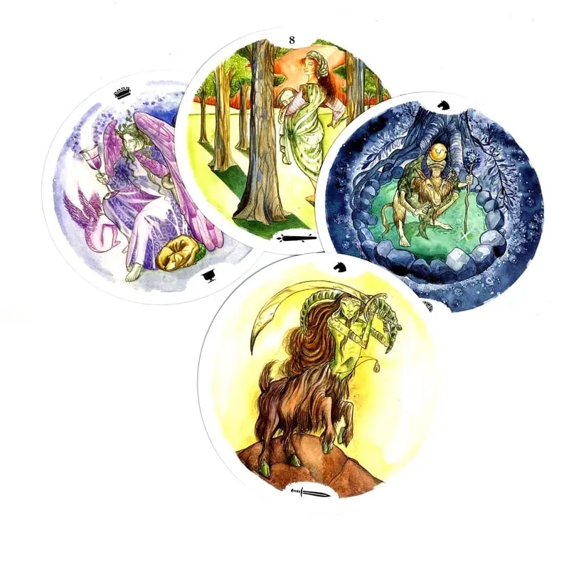 New Style Circle Of Life Tarot Cards PDF Guidance Deck Divination Entertainment Party Board Game Supports Wholesals 78PCS — image 2