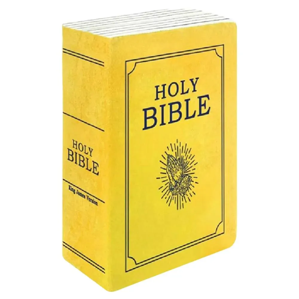 Living Room Realistic Looking Bible Pillow Plush Toy Sofa Cushion Bible Throw Pillow Cutest Home Decor Bible Cushion Bedroom — image 12