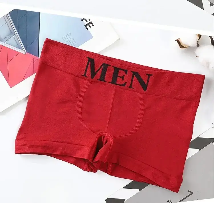 3Pcs/Lot Men's Panties Underwear Boxers Breathable Man Boxer Solid Underpants Comfortable Male Brand Shorts Black Blue Underwear — image 19