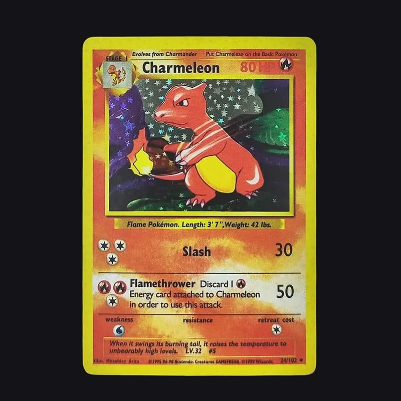 Proxy PKM English GAME 1ST EDITION Charizard Blastoise Venusaur Mewtwo Holo TCG Game Collection Card — image 5