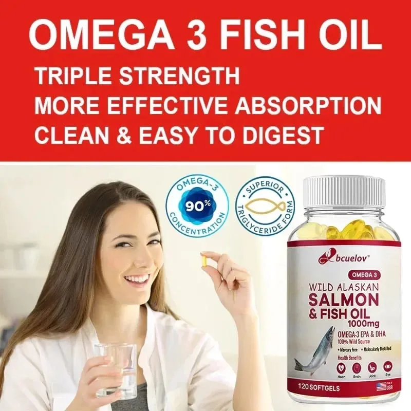 Super-Omega-3-EPA/DHA-Fischölkapseln – Unterstützung für die Gesundheit von Herz, Gehirn und Gelenken – Glutenfrei, gentechnikfrei — image 5