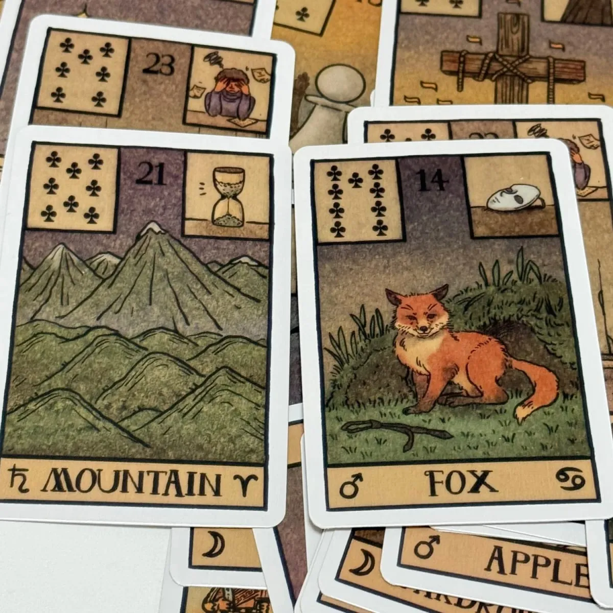 Akashic Eye Lenormand oracle cards 61deck Modern Illustrated Oracle Cards — image 2