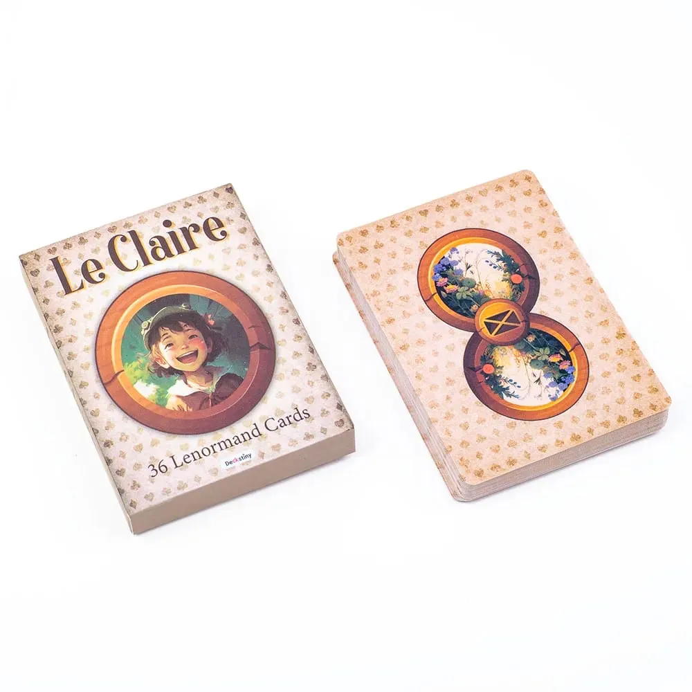 Le Claire 36 Lenormand Cards Board Game for Family Party English Version Fortune Telling Divination Tarot Oracle Card Decks — image 4