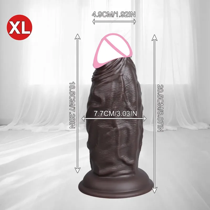 Super Big Black Anal Dildo Penis Prostate Massager Soft Silicone Sexy Adult Masturbator Oversized Strap-on Dildos Anal Sex toys — image 14