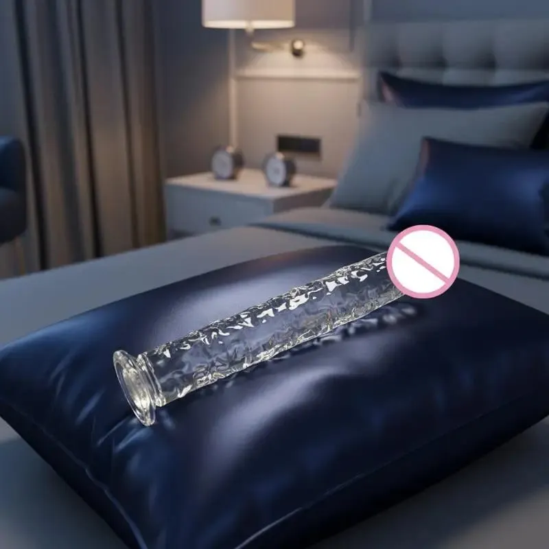 Felnőtt szexhez Maszturbátor G Spot Realistic dildo Női TPE Kezdő Clear vibrátor erős tapadókoronggal, szabadkezes játék