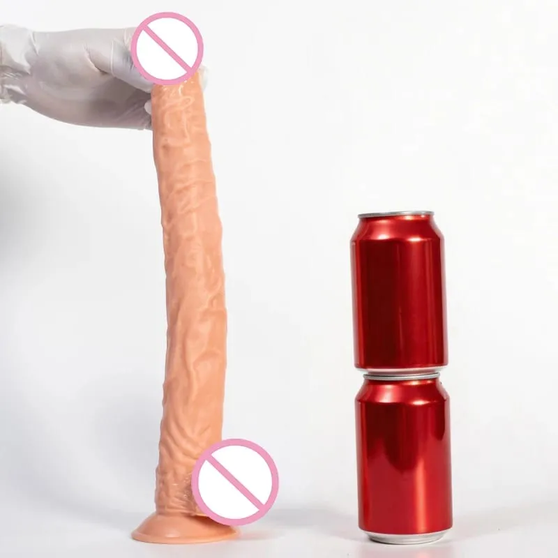 Realistic Soft PVC Dildo Strong Suction Cup Waterproof Veined Penis Flexible Vaginal Anal Sex Toys Female Masturbator Adult Item — image 6