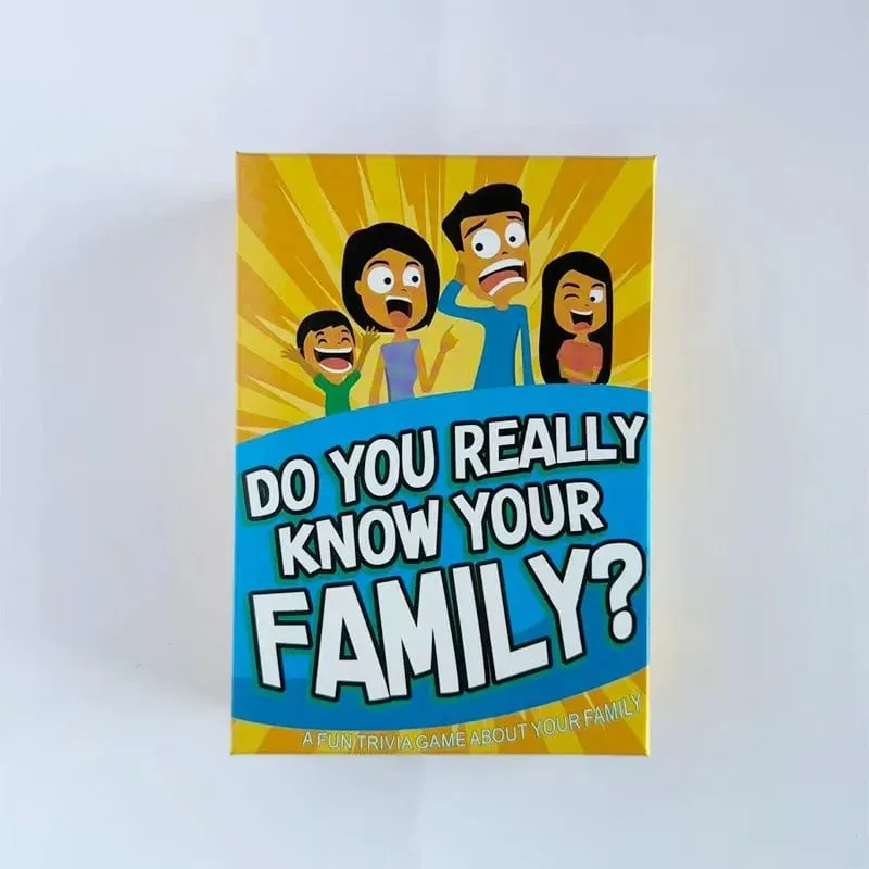 Do You Really Know Your Family Gathering Casual Puzzle Card Game