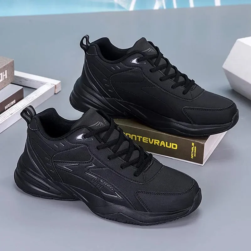 Chunky Sneaker for Men Thick Sole Versatile 2026 New Trend Mesh Lace Up Breathable Casual Sports Shoes Increased Soft Soles — image 6